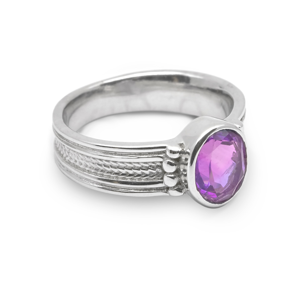 Bague amethyste argent Alexia